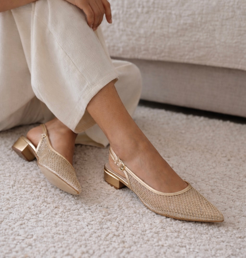 Escarpins Luna champagne