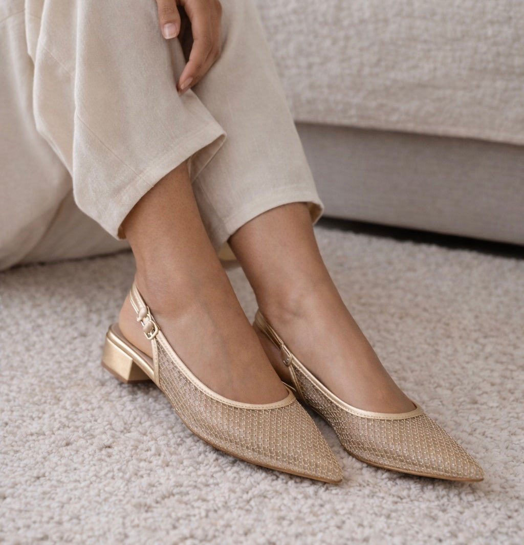 Escarpins Luna champagne